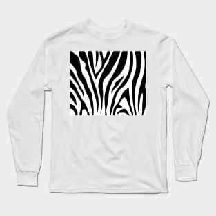 Zebra Pattern Long Sleeve T-Shirt